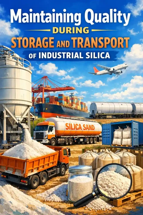 Maintaining Quality During Storage and Transport of Industrial Silica